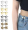 LuLiyLdJ Knöpfe Hosen Enger Machen, Einstellbar Hosenbund Enger Machen, Hose Enger Machen Clip, Jean Knopfnadeln, Verstellbare Jeansknöpfe für Hosen Jeans Damen Rock, 8 Paare