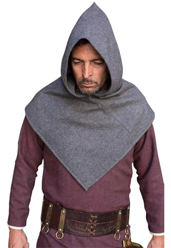 Burgschneider - Skjoldehamn Gugel Bjorn - Kleidung für Larp, Mittelalter, Cosplay und Fantasy