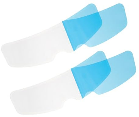 GARVALON 2pcs Anti-fog Visor Film for Motorcycle Helmets Rainproof Protection and Clarity Compatible with Various Models