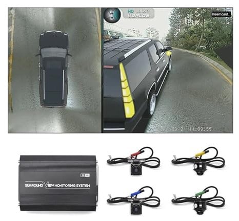 3D 360 Degree Bird View System Car Security Camera HD 1080P For Truck/Bus