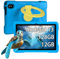 fezawio Tableta Infantil Android 13, Tableta de 10 Pulgadas, 12GB RAM 128GB ROM (TF 512GB), Octavo núcleo, Control Parental, educación Infantil, WiFi 5G, Cámara Doble, Baja eva, Azul