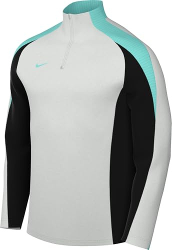 Nike Strike Dri-Fit-Fußball-Drill-Herrenoberteil Mit Halbreißverschluss, Photon Dust/Black/Dynamic Turq, FN2403-025, S