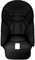 Baby Hochstuhl Kissenbezug, Baby Hochstuhl Bezug, Baby Esszimmerstuhl Sitzkissen, PU-Leder Hochstuhl Sitzauflage, Universeller Ersatzbezug Für Peg-Perego,Siesta Zero3,Baoneo,Kosmic Jané (Black)