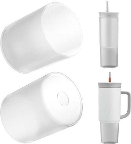 Linkidea 2 Pack Water Bottle Boot Compatible with Owala Travel Tumbler 24oz/40oz, Silicone Anti-Slip Waterbottle Bottom Sleeve Cover Protector (Clear White)