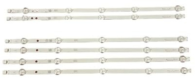 FEFHFKZCZZ Tira De LED Compatible Con TV D50F289M4CW For JVC LT-50C750 Compatible For Hitachi 50HB6T72U 50HB26T72U A Compatible For Polaroid P50D300FP(Kit 6pcs For 1 TV)