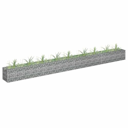 Générique Lit surélevé à Gabion Acier galvanisé 360x30x30 cm,Maison & Jardin,Pelouses & Jardins,Jardinage,Pots & Cache-Pots,145641