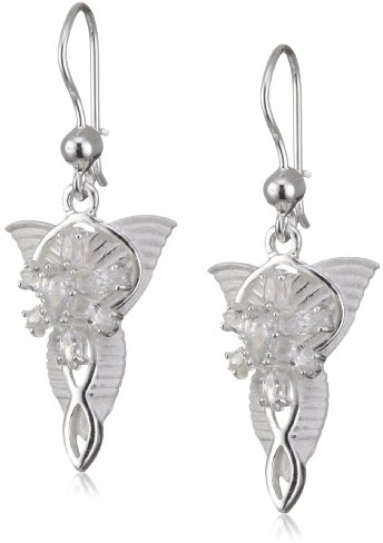 Herr der Ringe Schmuck by Schumann Design – Ohrringe Arwens Abendstern 925 Sterling Silber