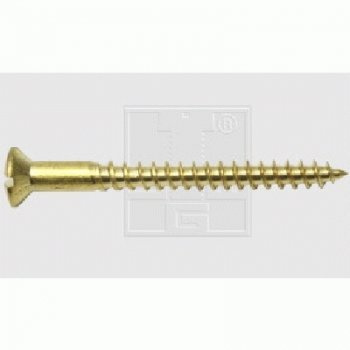 SWG Holzbauschraube Linsenkopf Messing-Blank DIN 95 3 X 16 15 Stück