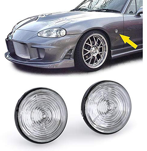 Carparts-Online Seitenblinker Klarglas weiss für Mazda MX5 NA NB NBFL 90-05