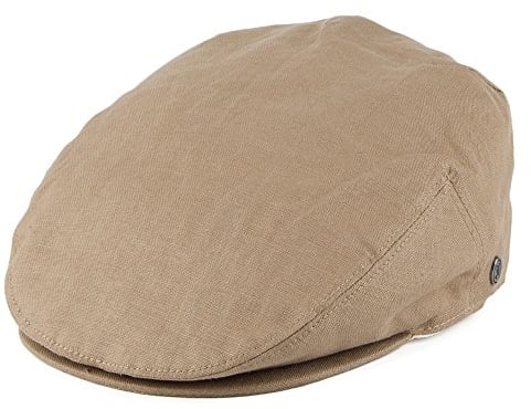 Jaxon & James Schiebermütze aus Leinen - Kamelbraun - M