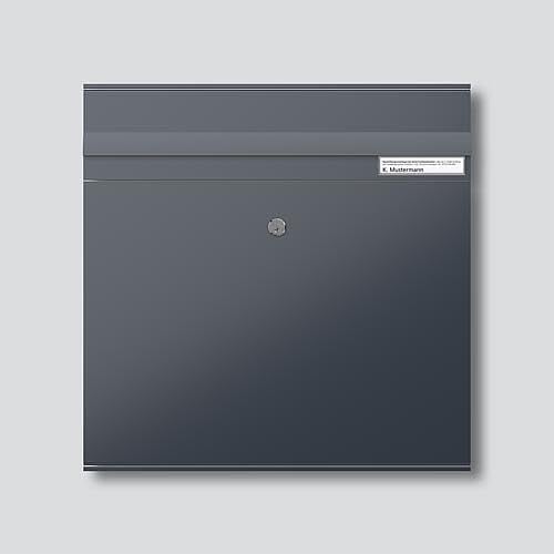 Siedle&Söhne Briefkasten-Modul BKM 611-4/4-0 AG anthrazitgrau Vario Montageelement für Türstation 4056138001460
