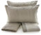 Completo Lenzuola in Pile Morbido e Caldo Plaid 2 Piazze Letto Matrimoniale Varie Fantasie (Sassi Tortora)