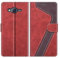 MOBESV Hülle für Samsung Galaxy J5 2015 Handyhülle, Lederhülle mit Kartenfach, Klapphülle mit Ständer, Flip Case Handytasche Schutzhülle, Modisch Rot