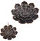 YUEMING Soportes de Loto de Latón Portainciensos, 6 Hole Quemador de Incienso de Lotus Stick Vintage Estar Ash Catcher Placa de la Bandeja para Incienso para Hogar Oficina Yoga y Decoración