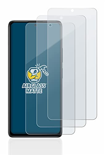 BROTECT Protector Pantalla Mate Cristal para Xiaomi Redmi Note 10 Pro/Max (3 Unidades) Protección Anti-Reflejos