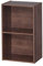 Iris Ohyama, Möbel, 2 Regalböden Aufbewahrung Büro, Bibliothek, Stabil, Große Kapazität, Multifunktional, Schlafzimmer, Wohnzimmer - Office Basic Rack CX-2FN - Braun