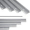 ybaymy Guida per scanalature a T Track da 1220 mm, 4 pezzi, in alluminio, con fori di fissaggio, lavorazione del legno, slot a T, guida in alluminio con viti per guida a T, fresa da tavolo