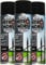 Nitromors Smooth Metal Paint - Black 500ml Aerosol - 3 Pack | Protection Against Rust and Corrosion | Superior Coverage |NBP500