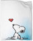 Snoopy Überwurfdecke Für Kinder Jungen Mädchen Fleecedecke Cartoon Decke Flanelldecke Schlafzimmer Sofa Dekoration Plüschdecke Warm Weich 50x60inch(127x152cm)