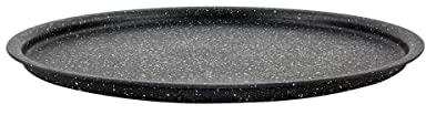 eaziglide Neverstick IM1509 - Juego de 2 bandejas para pizza (aluminio, antiadherentes, 32 cm), color negro