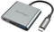 USB C to HDMI Adapter, ElecMoga 3-IN-1 HDMI to USB C Digital Multiport Aapter USB Hub C Converter to HDMI 4K with USB 3.0 Port and Type C PD Charging Port for iPad Chromebook Dell XPS Surface Samsung