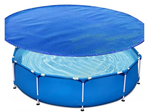 Runde Blaue Blasen-Solar-Poolabdeckung, 1/2/3/4/5/6/7/8/9 m Durchmesser, Wärmespeicherdecke für Whirlpools, Spa-Pools für eingelassene Pools/aufblasbare Pools, staubdicht und zusch