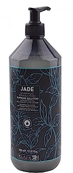 Black professional Jade Repairing shampoo 1000 ml, regenerierendes Shampoo mit Teebaumextrakt