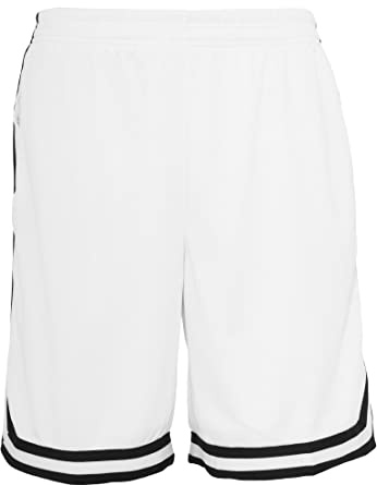 Urban Classics Herren Shorts Stripes Mesh Shorts, lässige Mesh Shorts für Männer, Straight Leg, erhältlich in verschiedenen Farbvarianten, Größen S-5XL