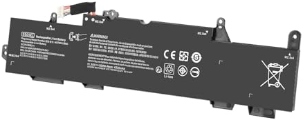 Exmate SS03XL 933321-855 Laptop Battery for HP EliteBook 830 G5 840 G5 846 G5 755 G5 745 G5 740 G5 735 G5, 840 G6 830 G6 745 G6 Z. 14U G5 G6 Series SS03 SS03050XL (11.55V/4500mAh)