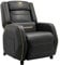 COUGAR Gaming | Sillón Gaming | Ranger S Royal - Sofá Negro y Oro - Cuero PVC - Reposacabezas y Almohada Lumbar - Reposapiés Plegable - Respaldo Inclinable