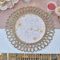 Ginger Ray Pink Floral Paper Birthday Plates Party Tableware 8 Pack, Pastel