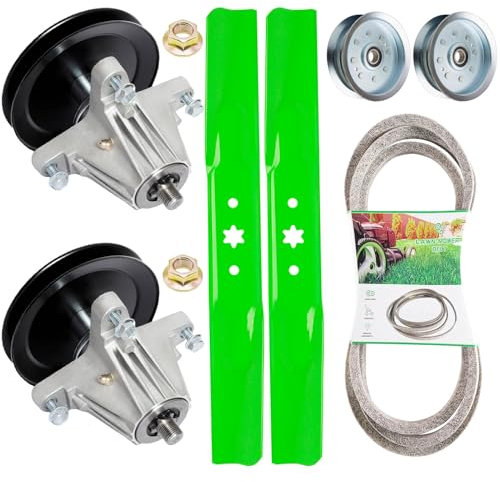 Deck Blade Spindel Be lt Leader Kit für MTD Cub Cadet Craftsman 106,7 cm XT1 LT42 T8000 XT2 LX42 Spindel 618-06976 918-06976, Blade 742-04308, Spannrolle GY20629 GY2208 2, 254 .0 cm Be lt 754-05021