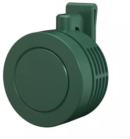 UTTASU Mini ventilador de clip sin aspas, enfriador de aire eléctrico portátil para actividades al aire libre (verde)