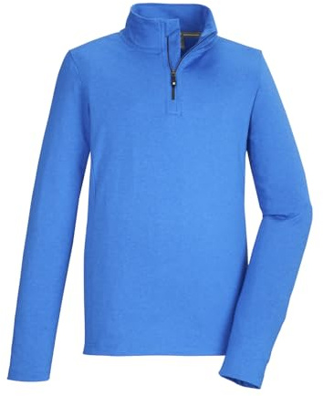 Killtec Jungen Fleecepullover KSW 185 BYS FLC SHRT, Farbe:neon Blue, Größe:140