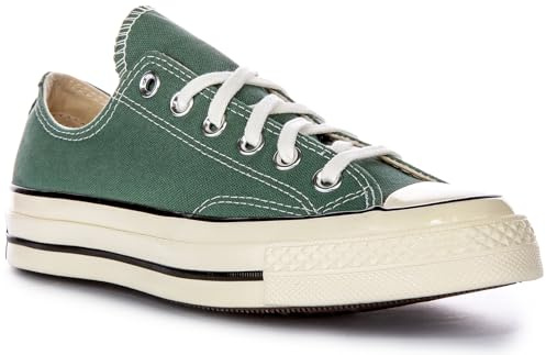 Converse A06524C Herren Chuck 70 Vintage Canvas Low Pr Sneaker, Grün , 6.5 Women/4.5 Men