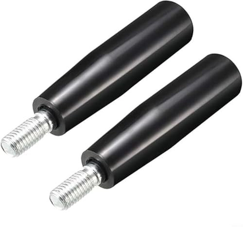 Lot de 2 poignées rotatives M8 filetées mâles pour fraiseuse, remplacement pour fraiseuse (M10 x 100)