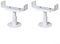 HEBEOT 2PCS Radiator Feet Adjustable Bracket Set Radiator Floor Bracket Steel Radiator Bracket Household Two-column Copper And Aluminum Floor Bracket