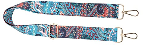 CLISPEED Adjustable Vintage Banjo Strap Wear-resistant Leather, Gold Swivel Hooks, Banjo Shoulder Belt for Musicians: 1