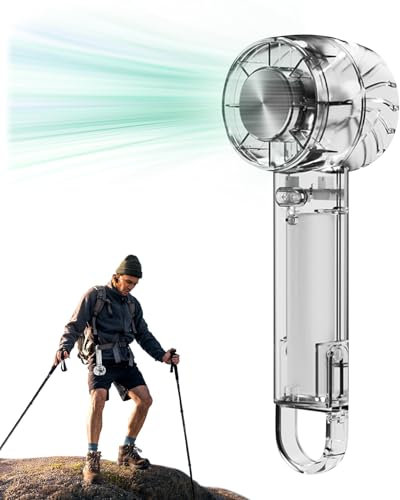 Nybhyjka Personal Fan - Lash Fan Dryer for Eyelash Extensions - 3 Speeds, 2000mAh Battery-Powered Compact Air Circulator for Women Girl