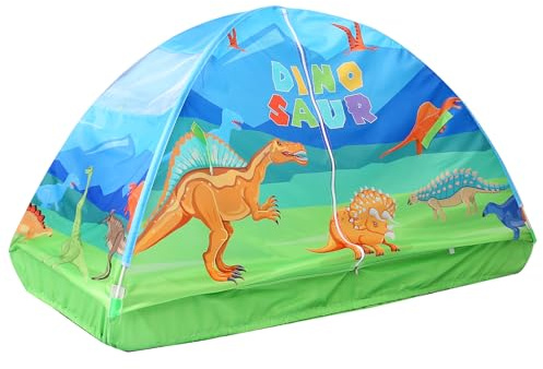 DragonNook Kid Bed Tent -Twin Play tent Baby Toddlers Dream playhouse for Bedroom Decor Indoor Games Twin Size Bed Canopy