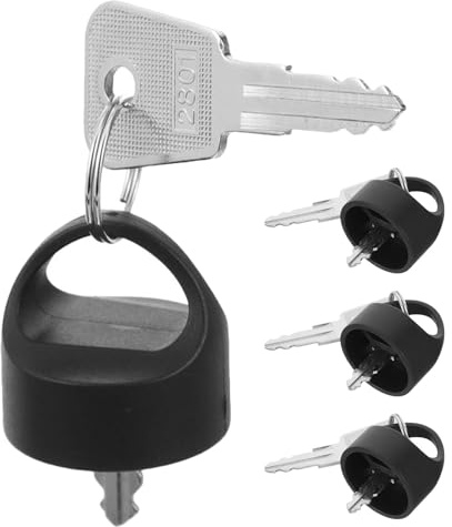 Anneome 4 Sets Elderly Mobility Scooter Key Replacement for Electric Wheelchair Ignition Compact Mini Trolley Release Key Compatible with Wheel Scooter Accessories