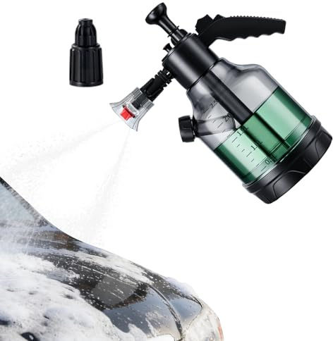 FVPKYUR Cars Foam Sprayer Portable Hand Foam Cleaner and Washing Device - Manual Operated Soap Sprayer with Hand Pressure - For Trucks, Motorcycles, SUVs, Vehicles, Garden