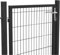Camas Gartentor 830 x 1000mm inkl. Pfosten RAL 7016/anthrazit