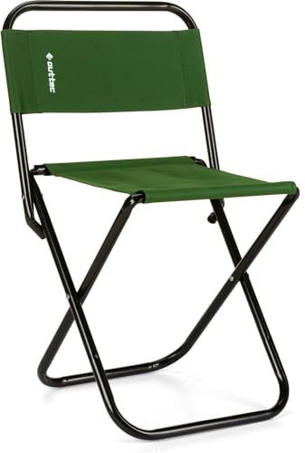Outtec® Silla de Pesca - hasta 100 kg - Silla de Camping, Silla Plegable, Silla Plegable