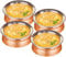 Set von 4, Kupfer Geschirr serviert Schüssel Serving Schüsseln Set, Durchmesser 15 cm