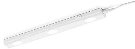 Trio Leuchten LED Wandleuchte Aragon 273170301, Kunststoff weiß, 3x 1 Watt