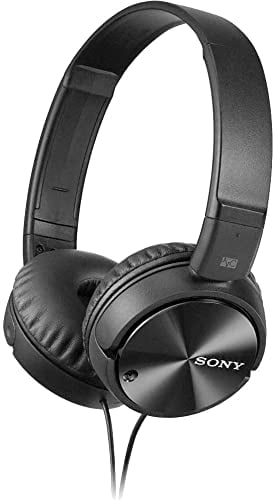 Sony MDR Kopfhörer (kabelgebunden, extra Bass) MDR-ZX110NC schwarz (Renewed)