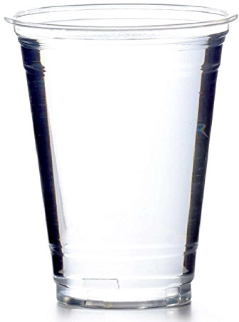 Ol-Gastro-Bedarf 50 Trinkbecher PP Ausschankbecher Plastikbecher transparent 0,5Liter500ml Becher mit Schaumrand
