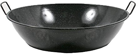 La estrella Poêle à paella profonde bordeaux 26 cm - 3,8 l