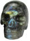 AITELEI 2 Natur Hand Geschnitzte Edelstein Skull Statue, Heilung Crystal Stone menschlichen Reiki Skull Figur Statue Skulpturen